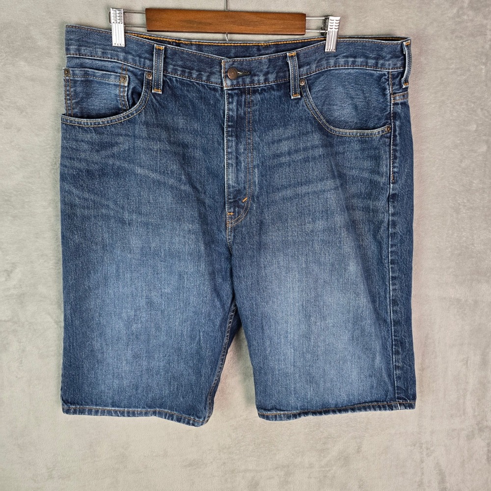 Levis 569 Loose Straight Denim Shorts‎ Mens 38 Blue Medium Wash 35569-0174